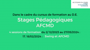 Stages peda AFCMD
